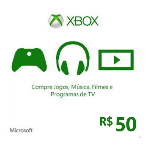 Imagem de CARTÃO XBOX LIVE R$ 50,00