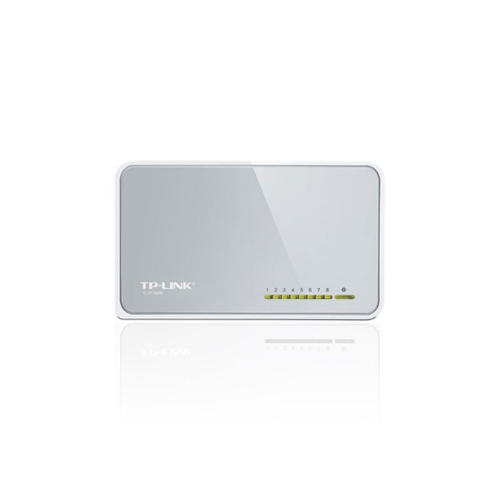Imagem de TL-SF1008D    TP-LINK, SWITCH NAO GERENCIAVEL TIPO DESKTOP, 8 PORTAS LAN 10/100 ETHERNET.