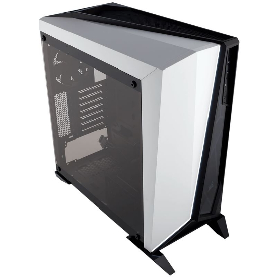 Imagem de GABINETE CORSAIR CARBIDE SPEC-OMEGA - PRETO E BRANCO / LATERAL VIDRO / MID-TOWER - SEM FONTE - CC-9011119-WW