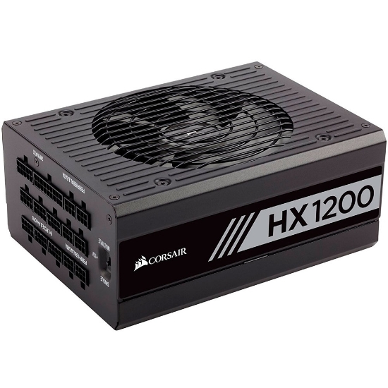 Imagem de FONTE CORSAIR HX1200 - 1200W 80 PLUS PLATINUM - MODULAR - SEM CABO