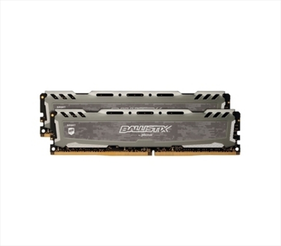 Imagem de MEMORIA DESKTOP BALLISTIX SPORT LT 16GB KIT (8GBX2) DDR4 3000 MT/s (PC4-24000) CL15 SR x8 Unbuffered DIMM 288pin