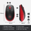 Imagem de MOUSE SEM FIO M190 VERMELHO LOGITECH