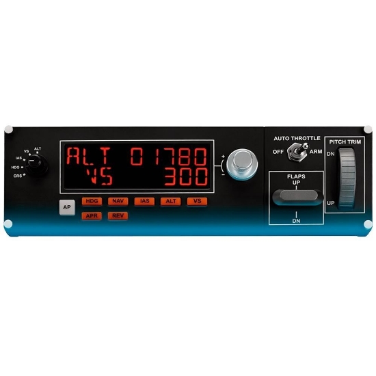 Imagem de CONTROLE COM PILOTO AUTOMATICO DE SIMULACAO PROFISSIONAL G FLIGHT MULTI PANEL LOGITECH