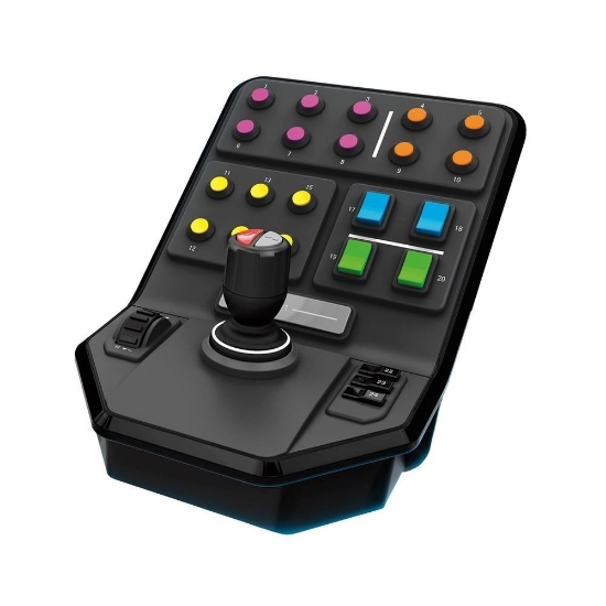 Imagem de DECK DE CONTROLE DE EQUIPAMENTO PESADO DA SIMULACAO G HEAVY SIDE PANEL LOGITECH