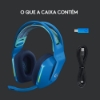 Imagem de FONE DE OUVIDO RGB SEM FIO GAMER G733 AZUL LOGITECH