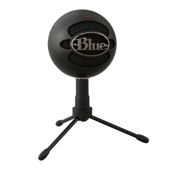Imagem de MICROFONE CONDENSADOR USB BLUE SNOWBALL ICE PRETO
