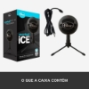 Imagem de MICROFONE CONDENSADOR USB BLUE SNOWBALL ICE PRETO