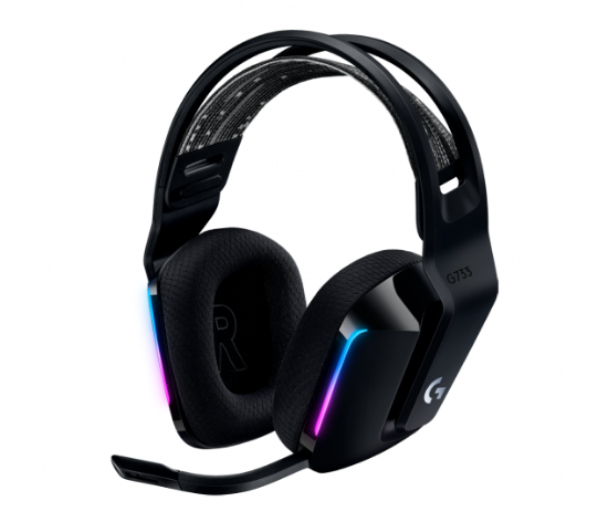 Imagem de FONE DE OUVIDO RGB SEM FIO GAMER G733 PRETO LOGITECH