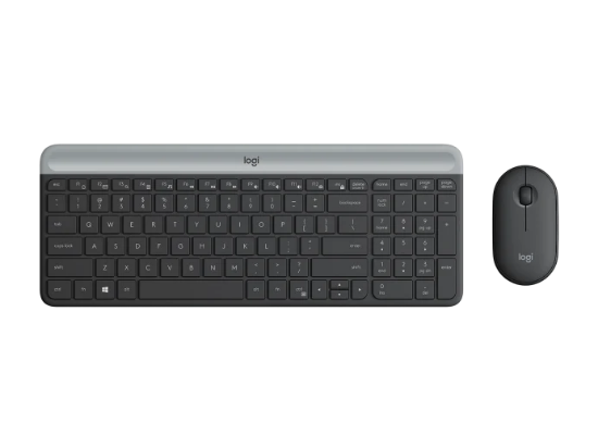 Imagem de KIT TECLADO E MOUSE SEM FIO MK470 LOGITECH