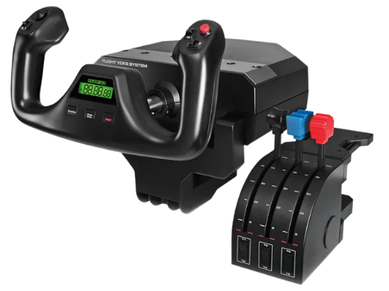 Imagem de SIMULADOR PROFISSIONAL G FLIGHT YOKE SYSTEM LOGITECH