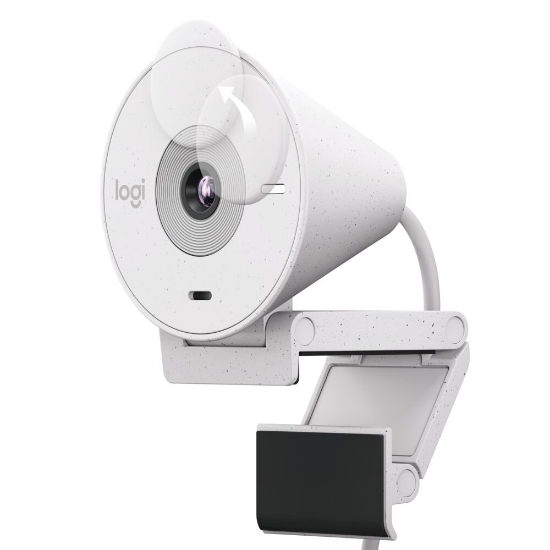 Imagem de WEBCAM FULL HD USB LOGITECH BRIO 300 - BRANCO