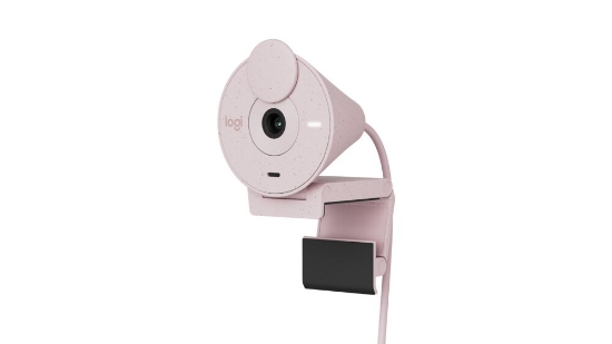 Imagem de WEBCAM FULL HD USB LOGITECH BRIO 300 - ROSA